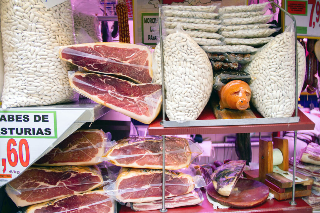 Jamon And Beans Oviedo Asturias