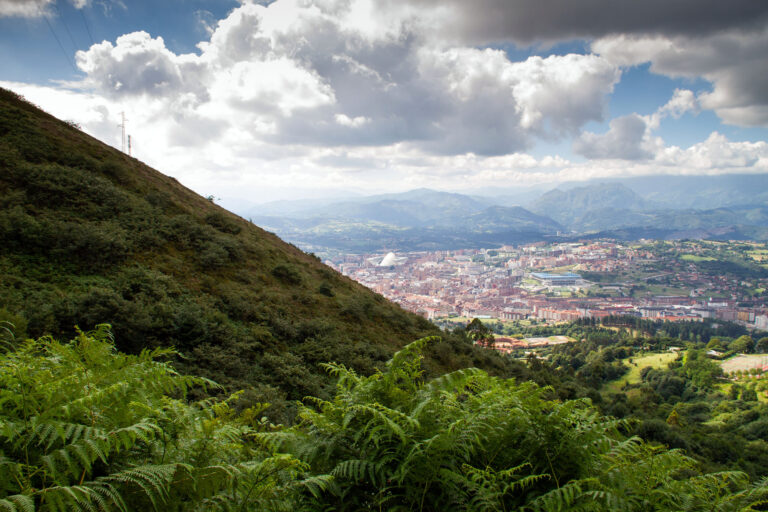 Panorama Naranco Mountain Oviedo