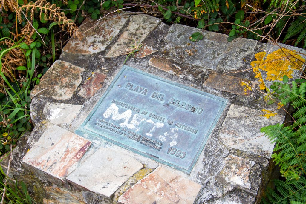 Playa del Silencio Sign