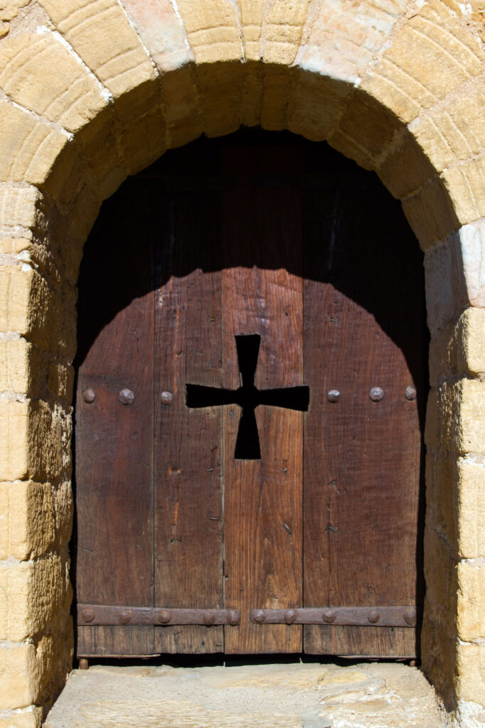 Oviedo Cross Wooden Door