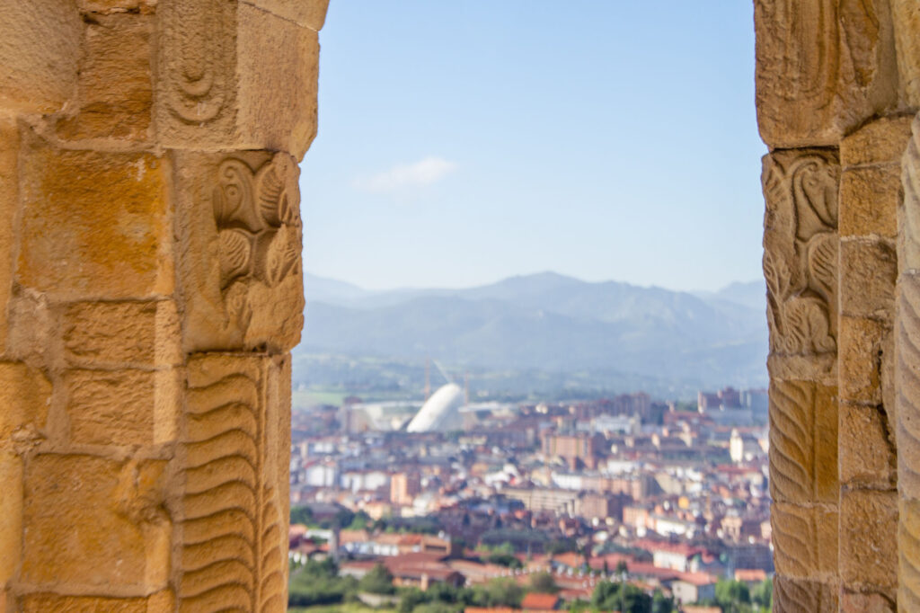 Calatrava Oviedo Seen From Naranco