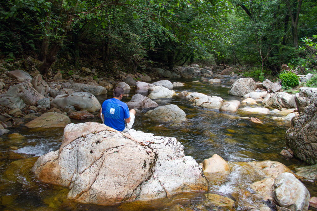 Hiker Taking a Break Asturias