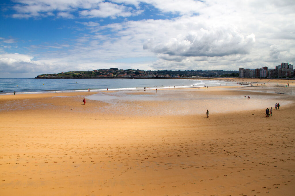 Beaches of Gijon Asturias