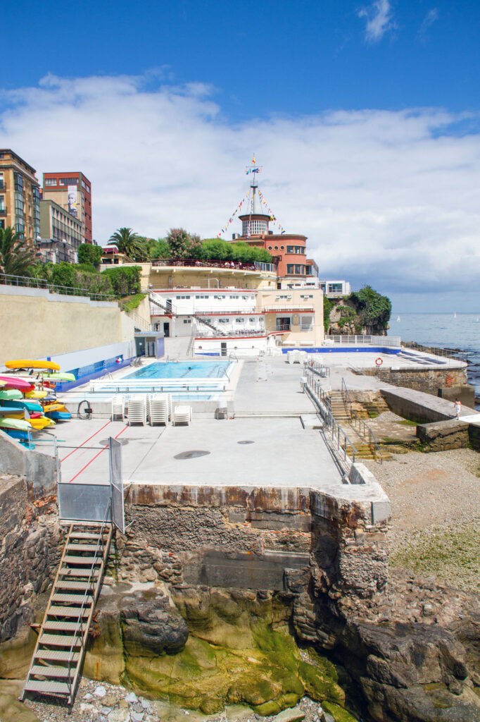 Open Air Beach Pool Gijon