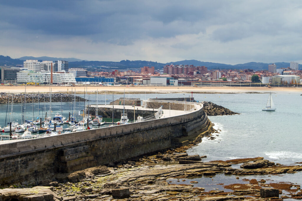 Sail Boat Harbor Gijon Asturias