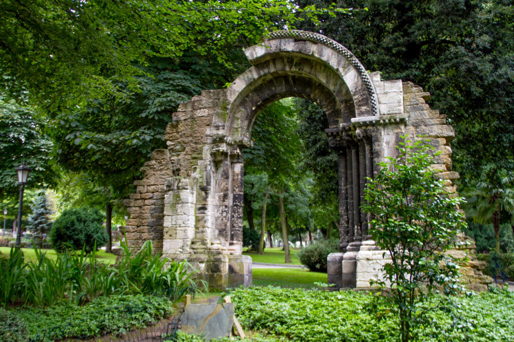 Campo San Francisco Park Oviedo Asturias Spain