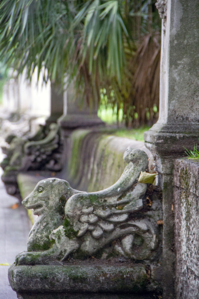 Stone Bench Dragon Oviedo Asturias