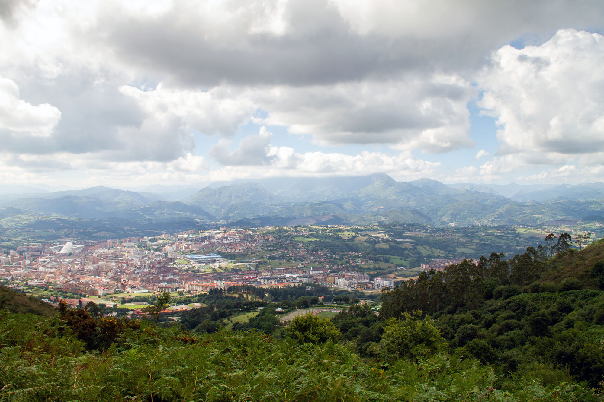 Panoramic Views of Oviedo, Asturias