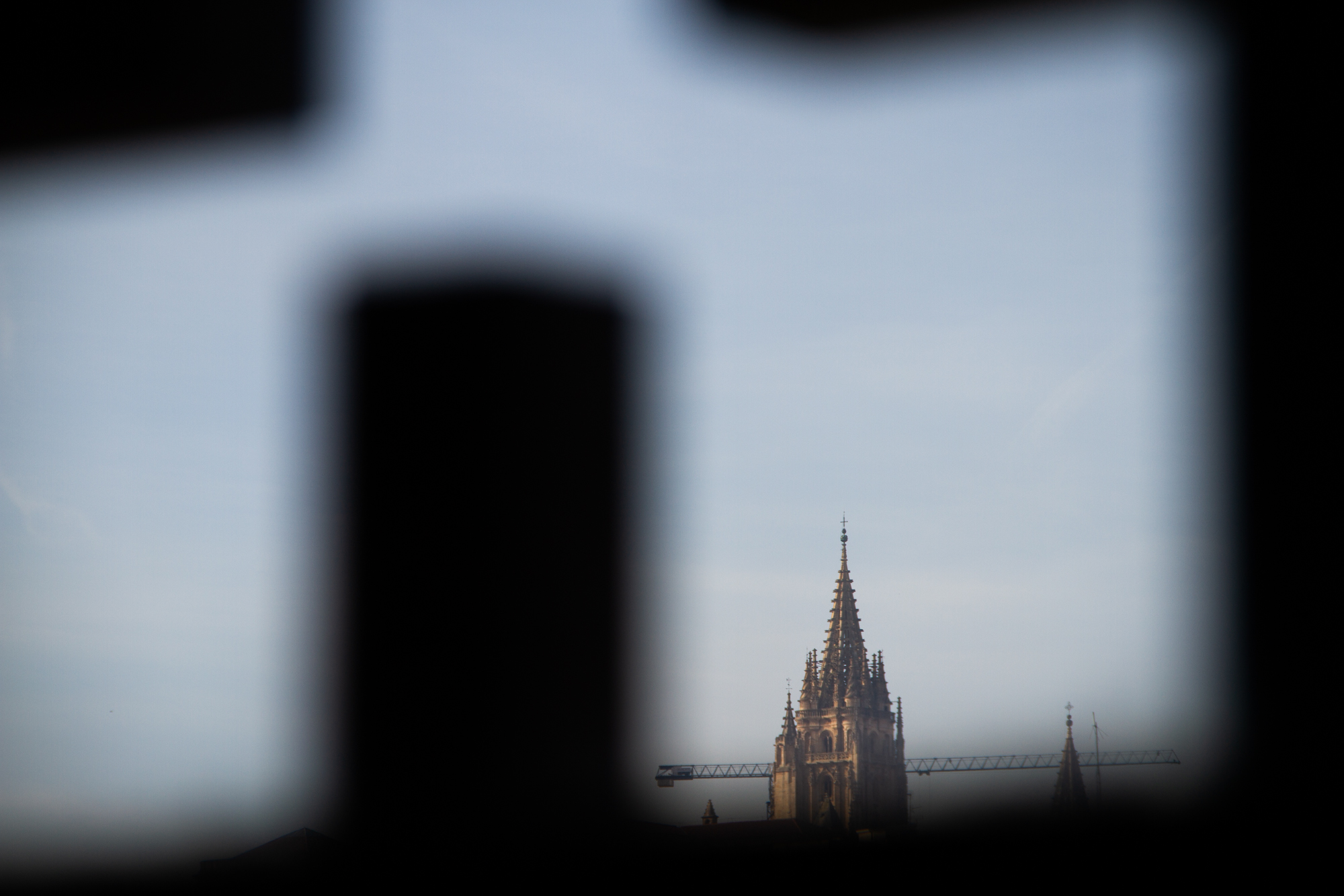 Unique view of the Cathedral Oviedo