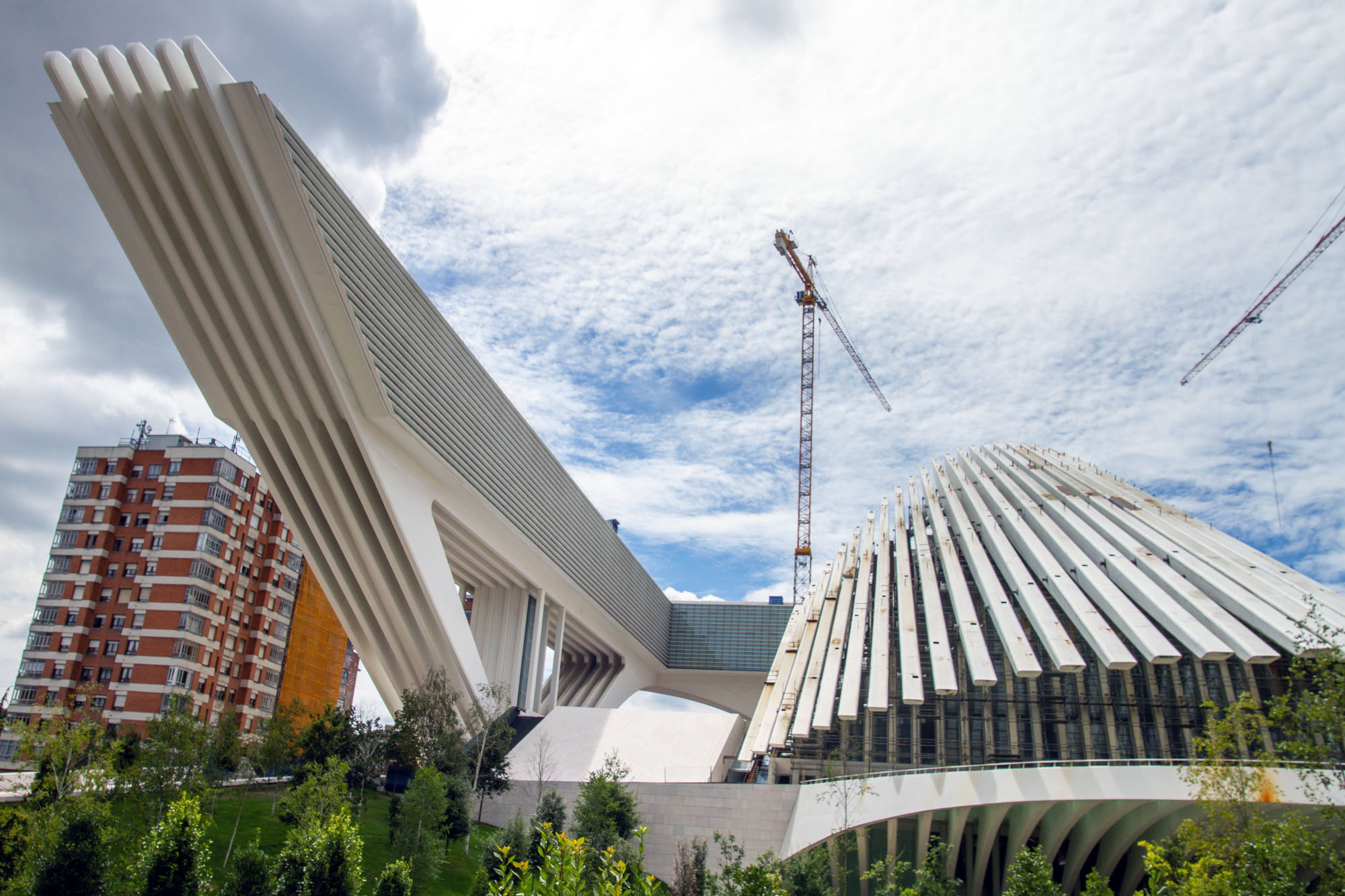 Construction Calatrava Palacio Congreso Oviedo