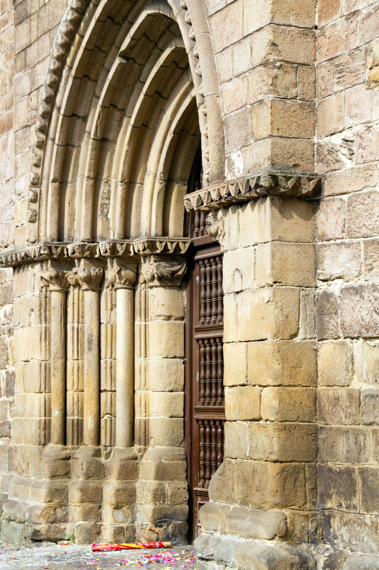 Aviles Church Entrance