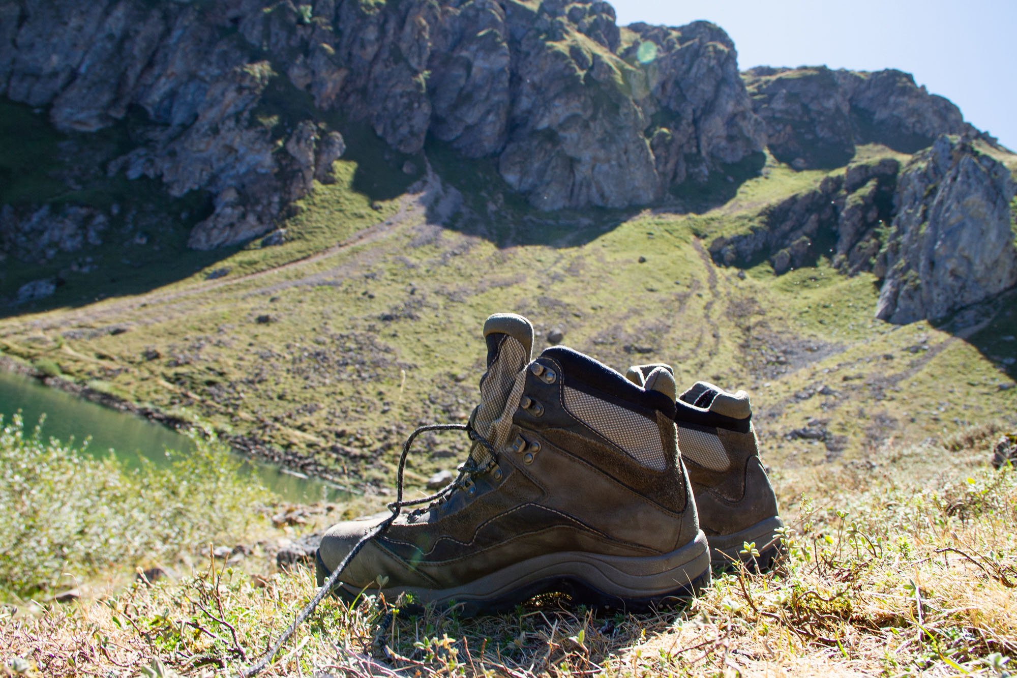 Hiking Boots Somiedo Asturias Hiker Photos