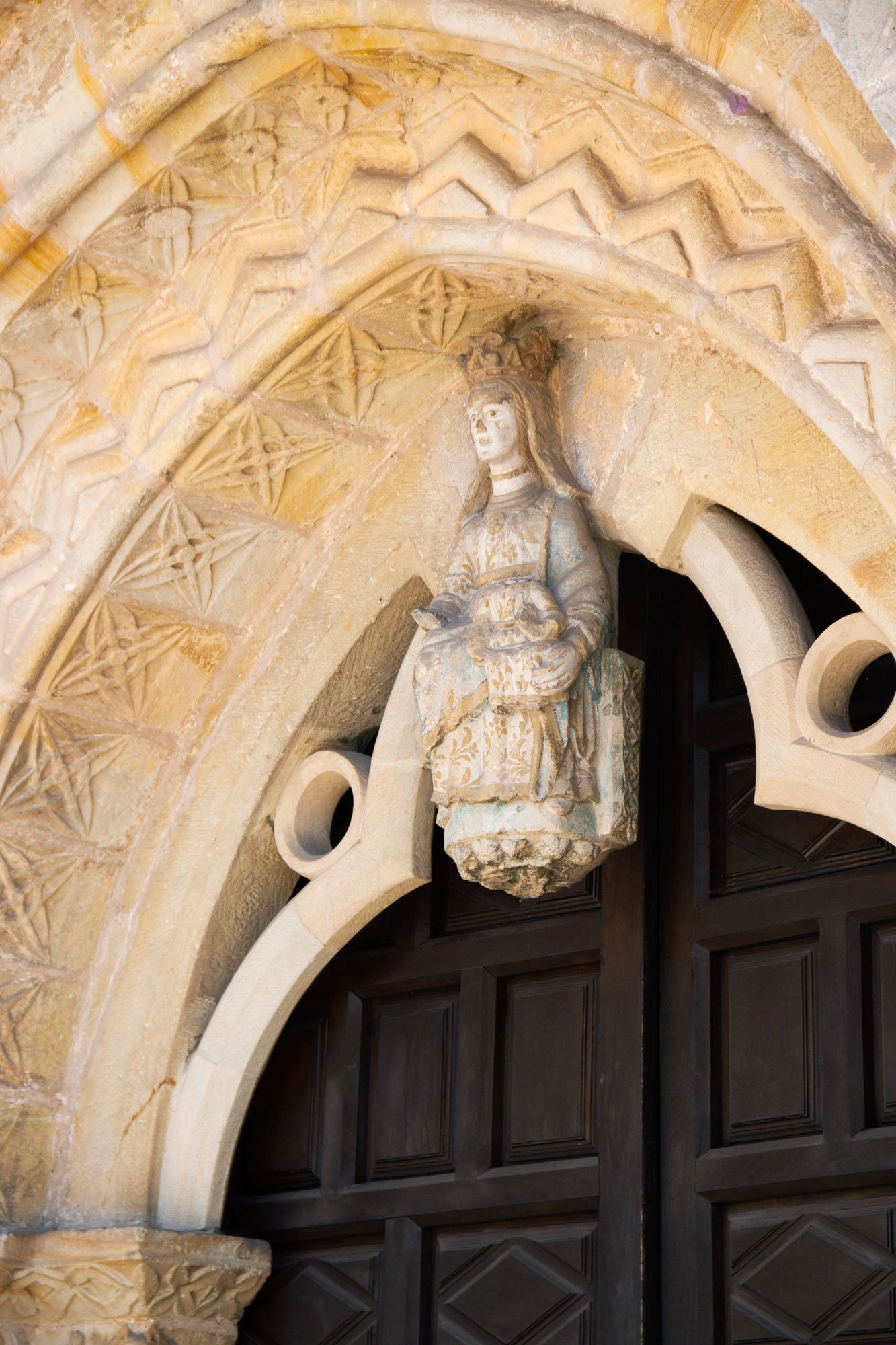 Statue Stone Church Villaviciosa