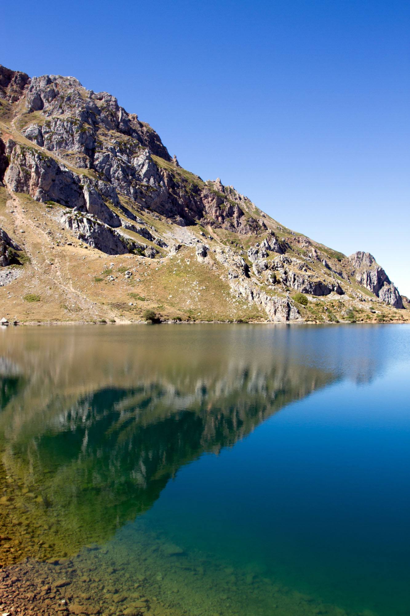 Lake Reflection Asturias