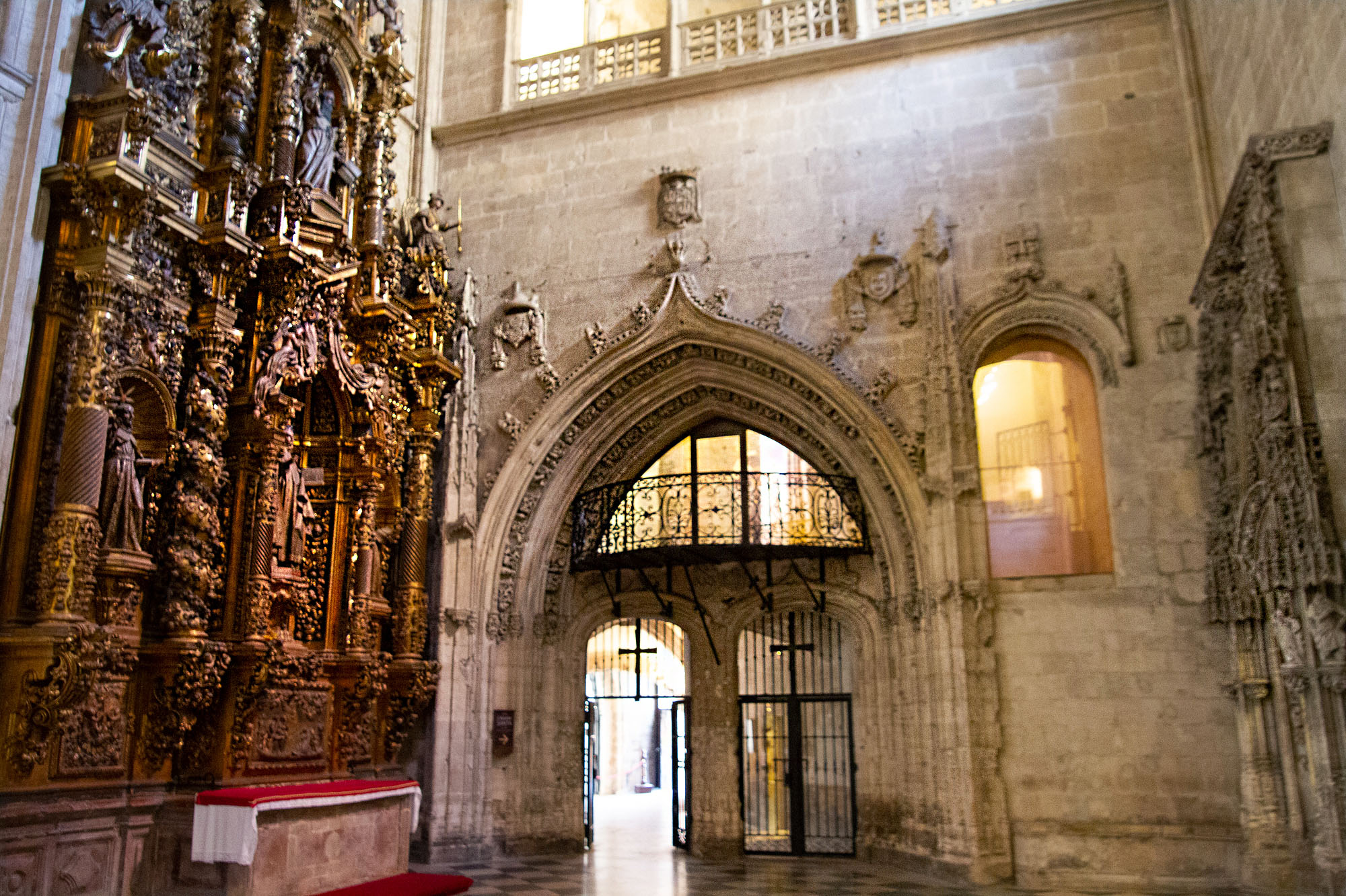 Entrance to the Holy Chamber Oviedo