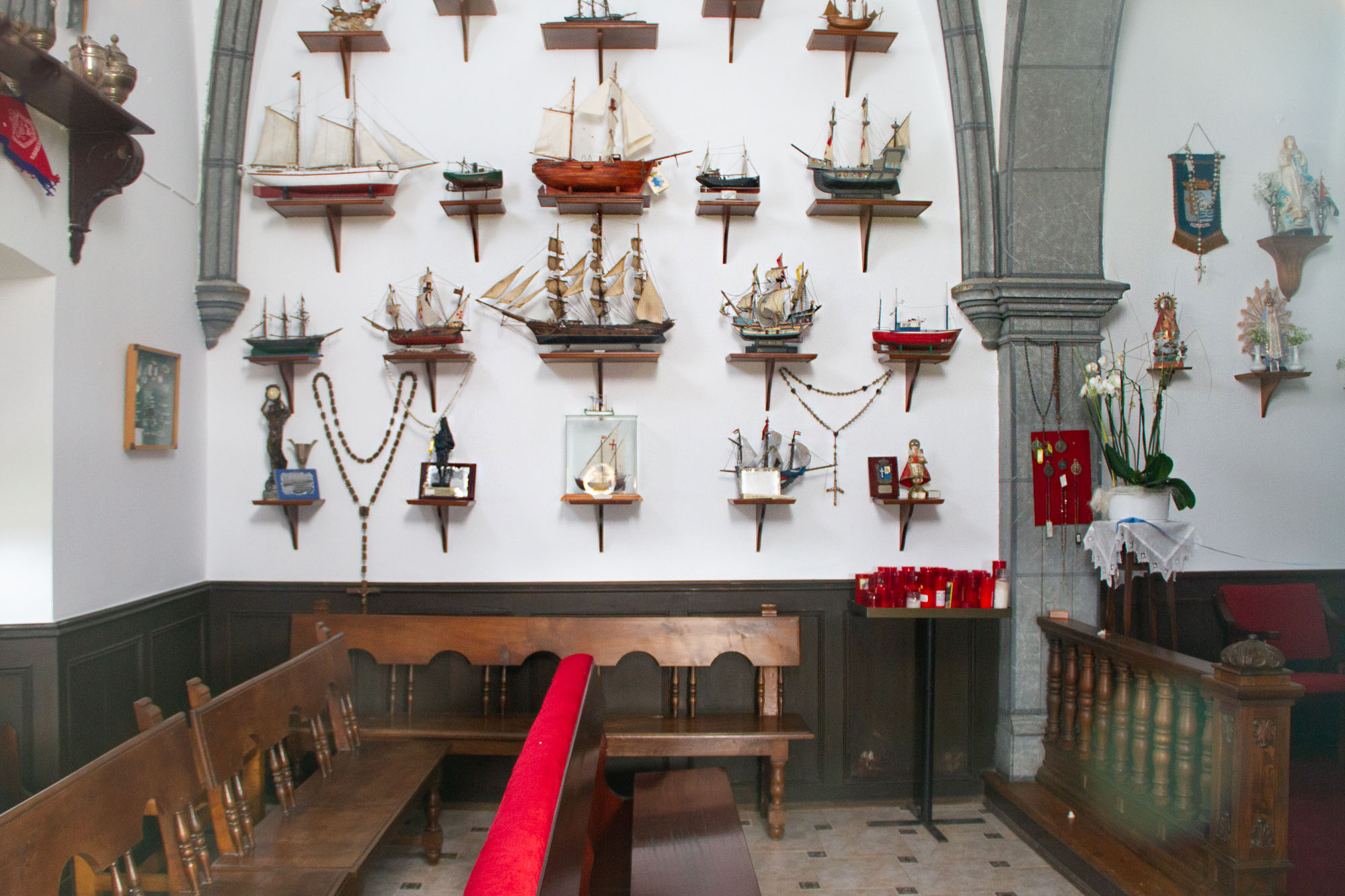 Sailing Chips inside a church