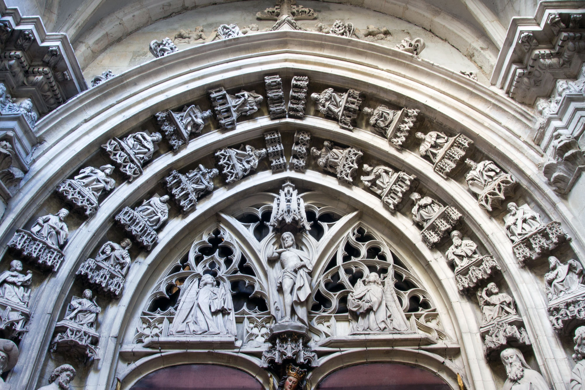 Stone carvings Oviedo Cathedral