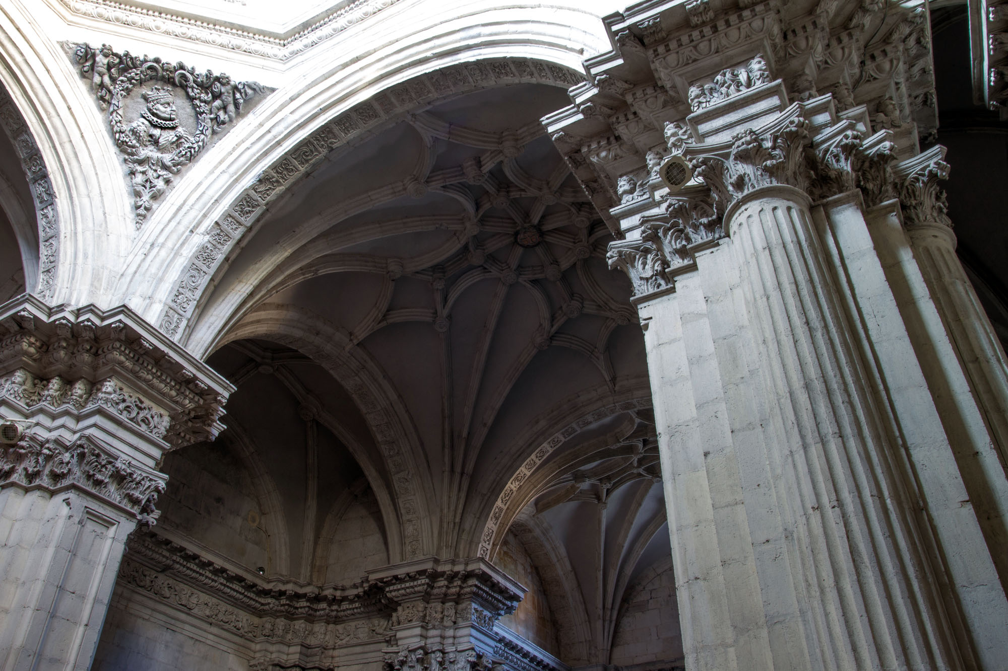 Details of arches Oviedo Cathedral