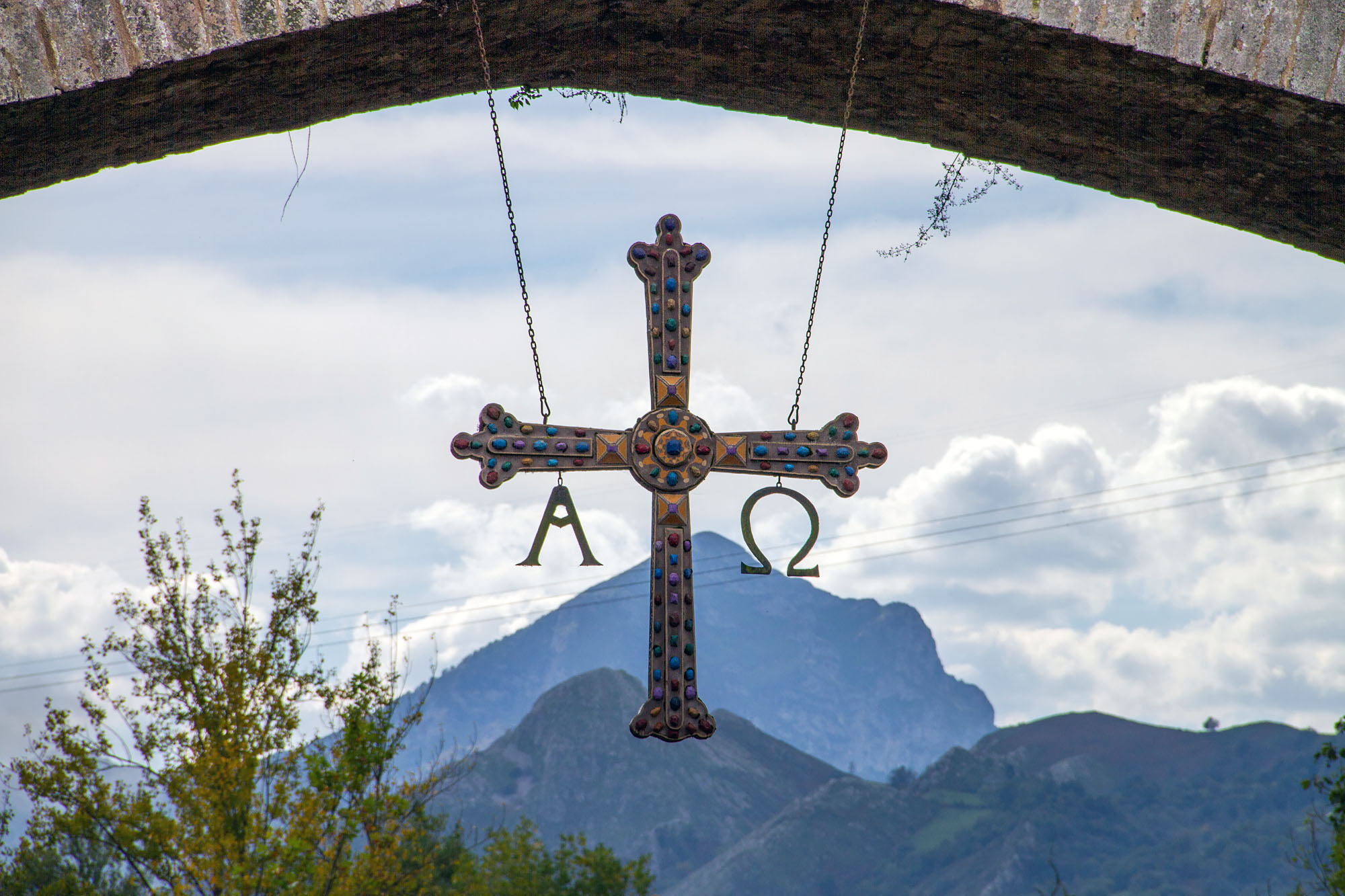 Stock Photo Asturias Cross