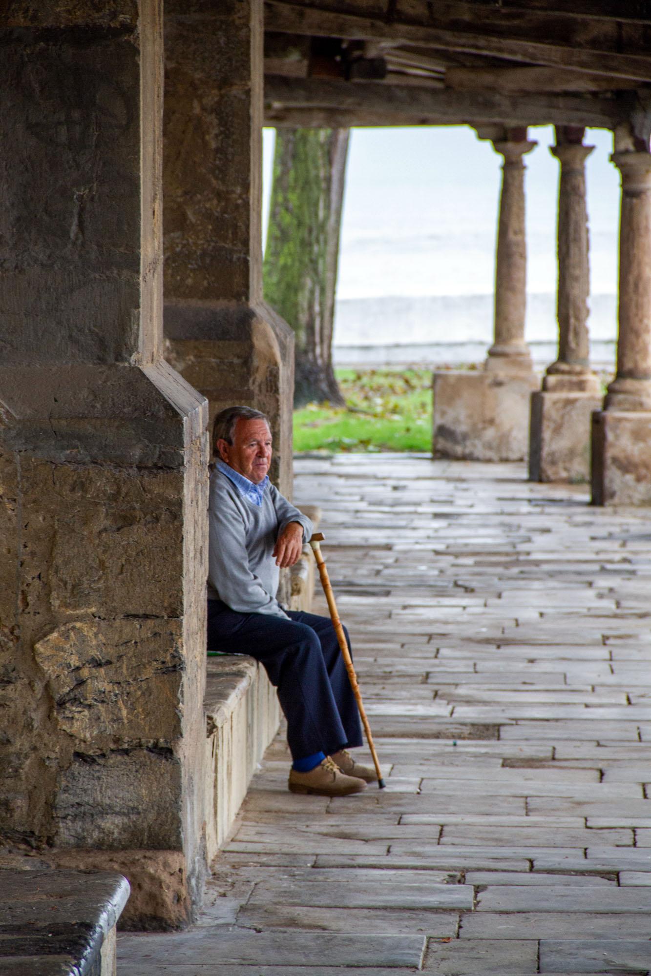 Hiding from the rain Asturias