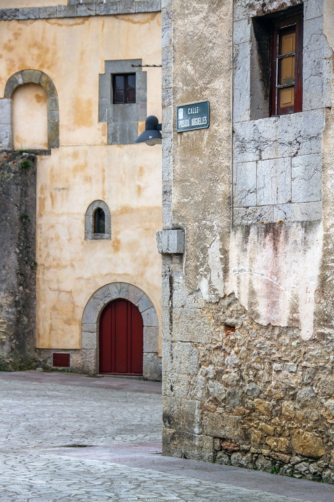 Street corner Llanes Asturias