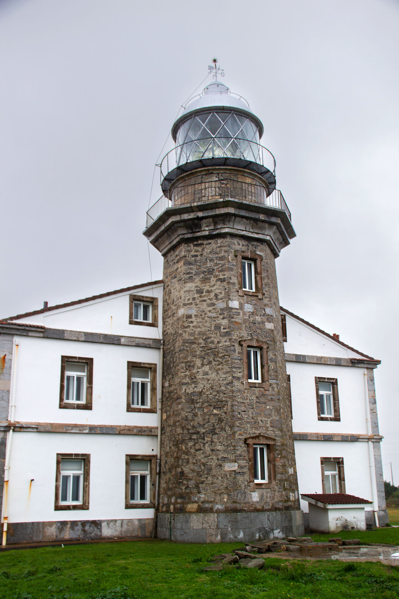 Old Lighthouse Asturias out of stone