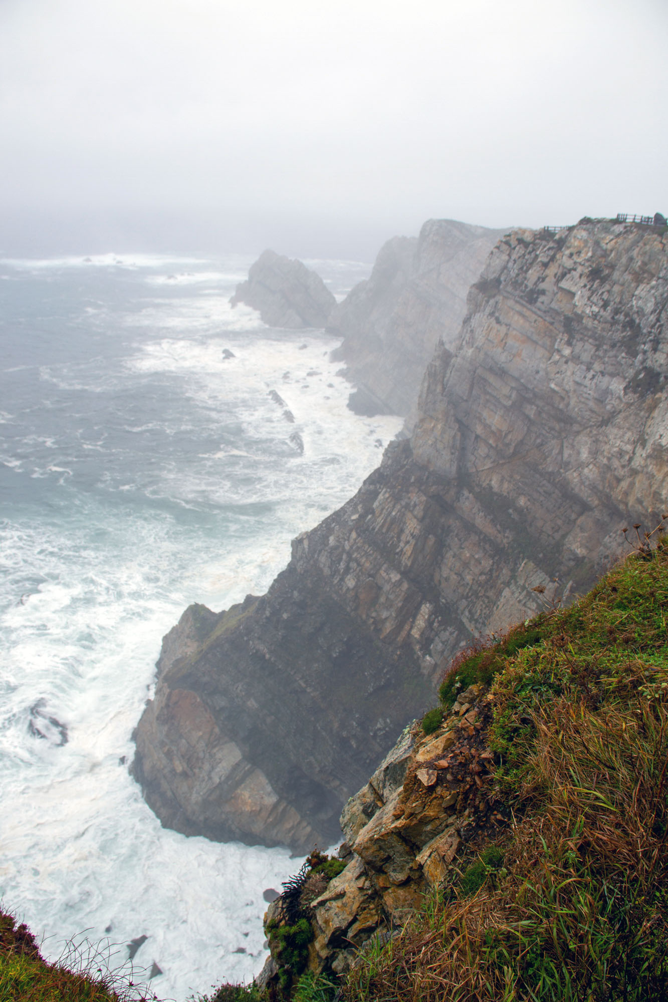 Cliffs and Fog in Asturias