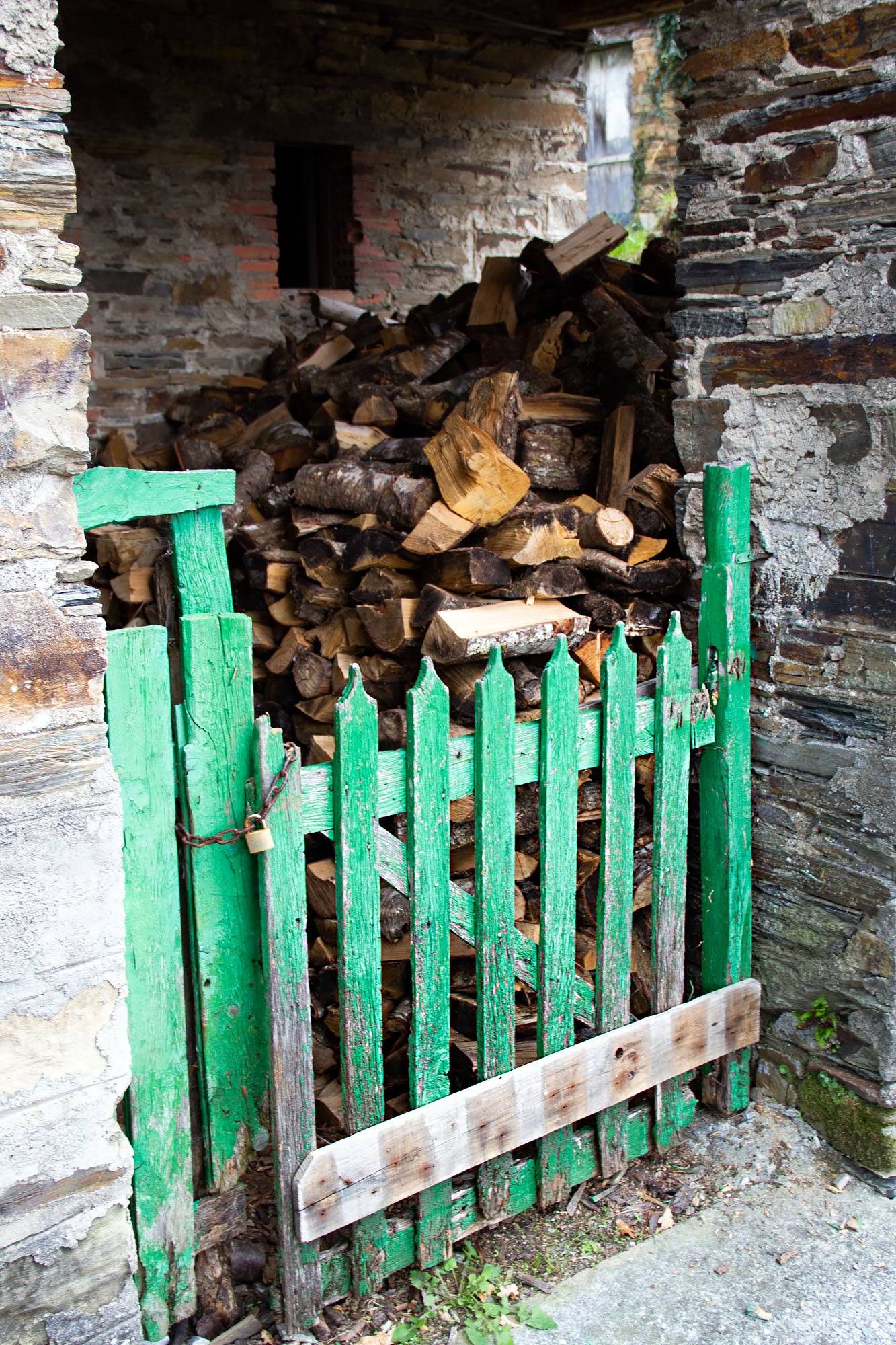 Winter firewood asturias