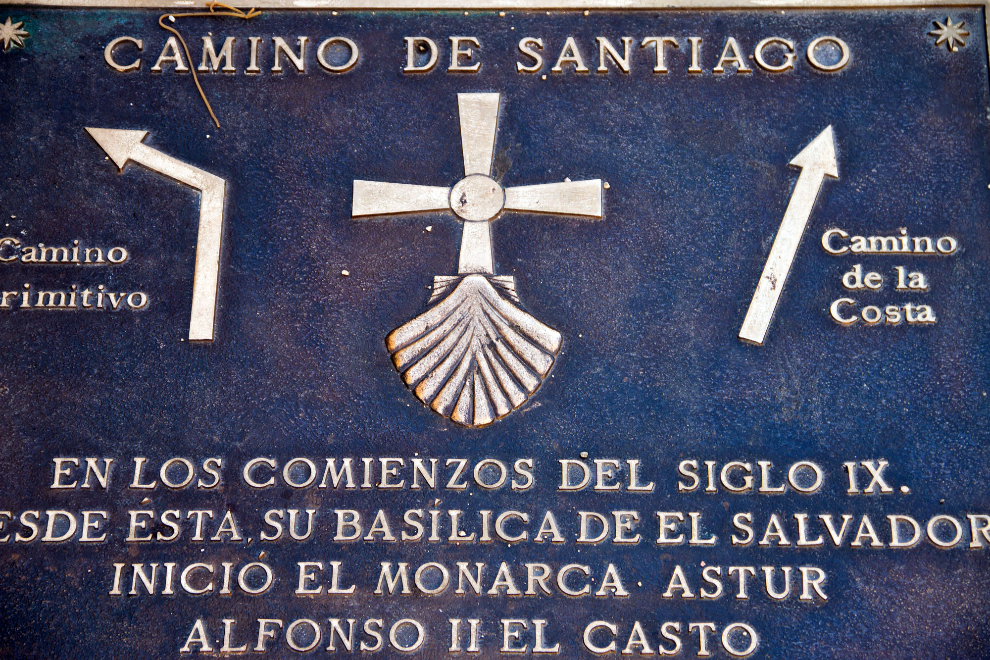 Camino de Santiago Hiking Signs