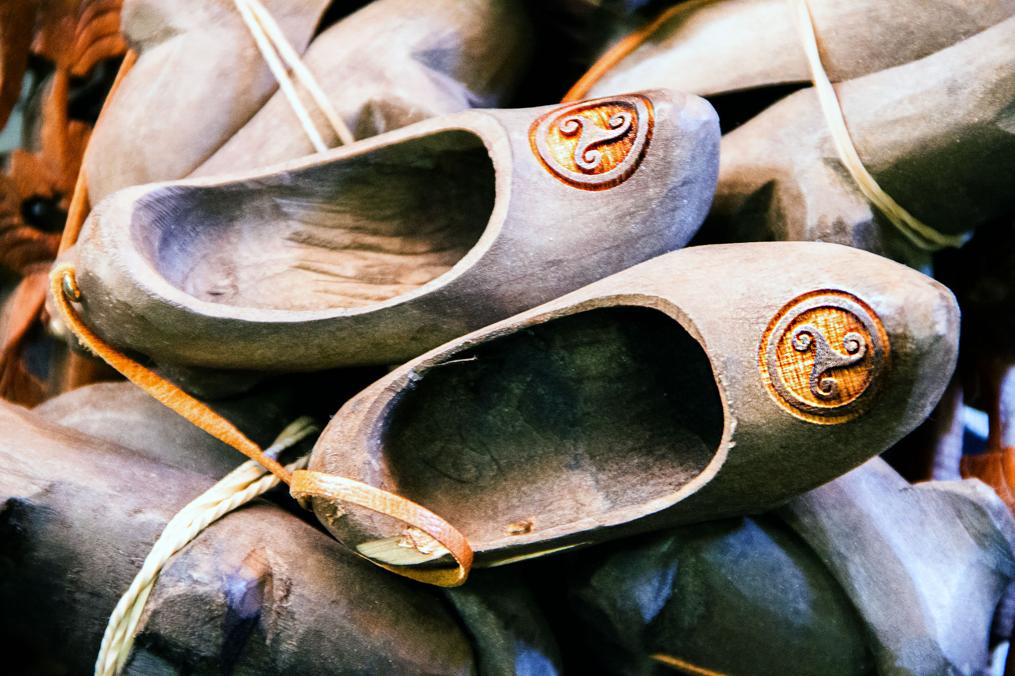 Wooden shoes in Asturias