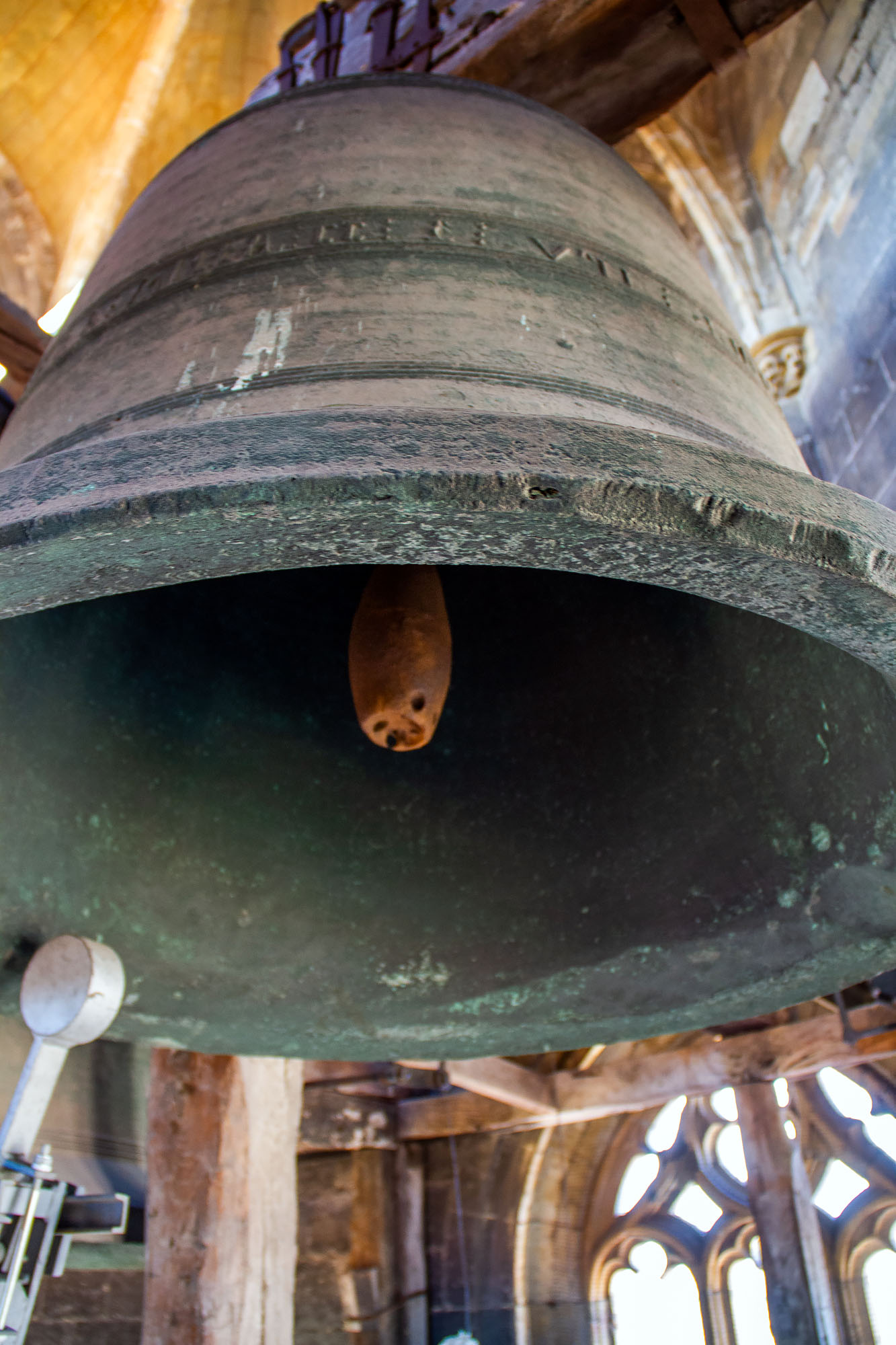 Ovideo cathedral bell tower bell