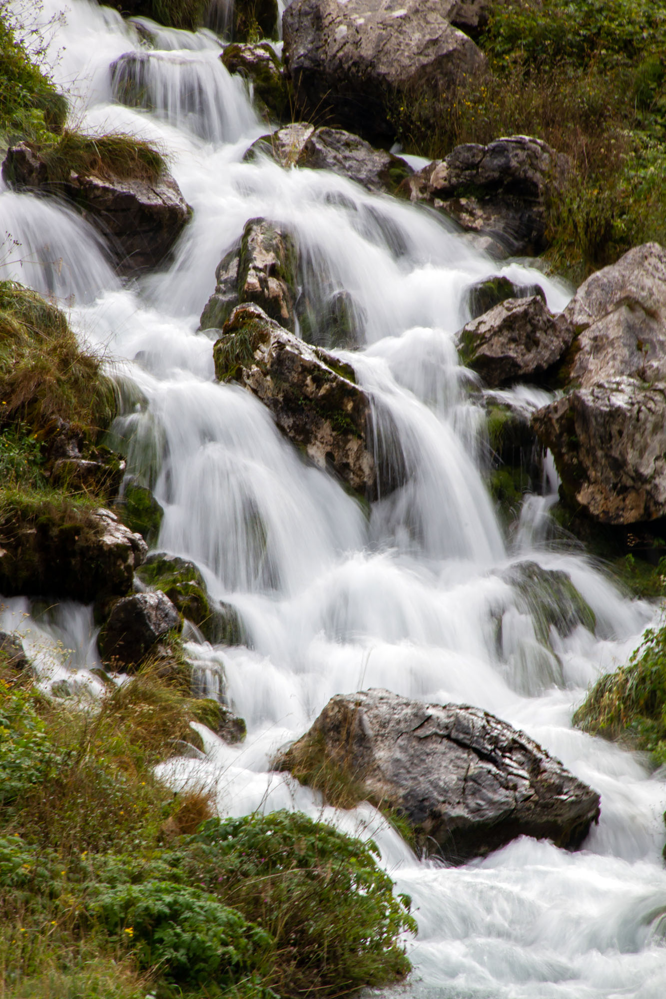 Long exposure river Asturias